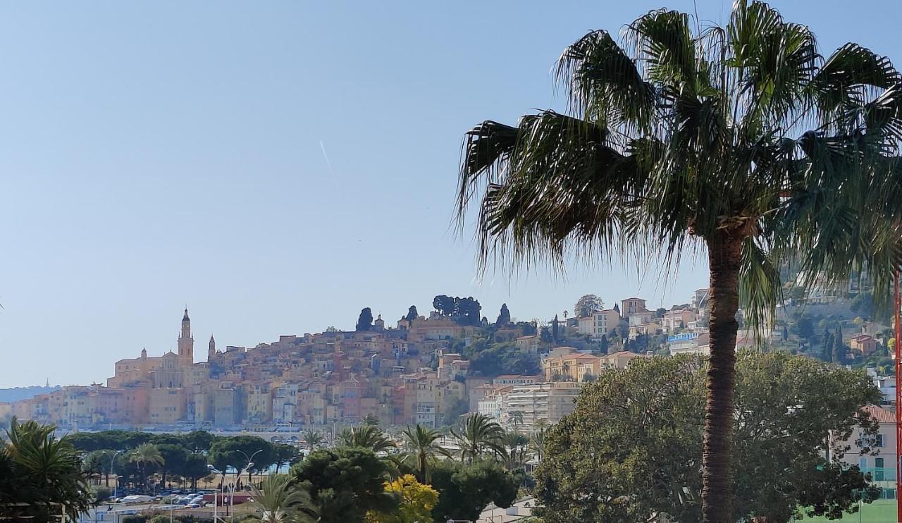 Menton Bord De Mer Studio Calme Avec Balcon, Ascenseur, Climatisation, Ideal Location Quiet Near Sea, Balcony, Elevator, Ac Εξωτερικό φωτογραφία